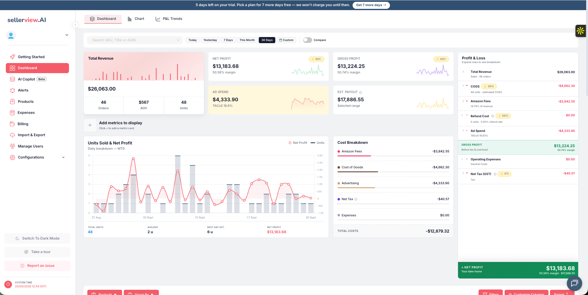 Sellerview.ai screenshot 1