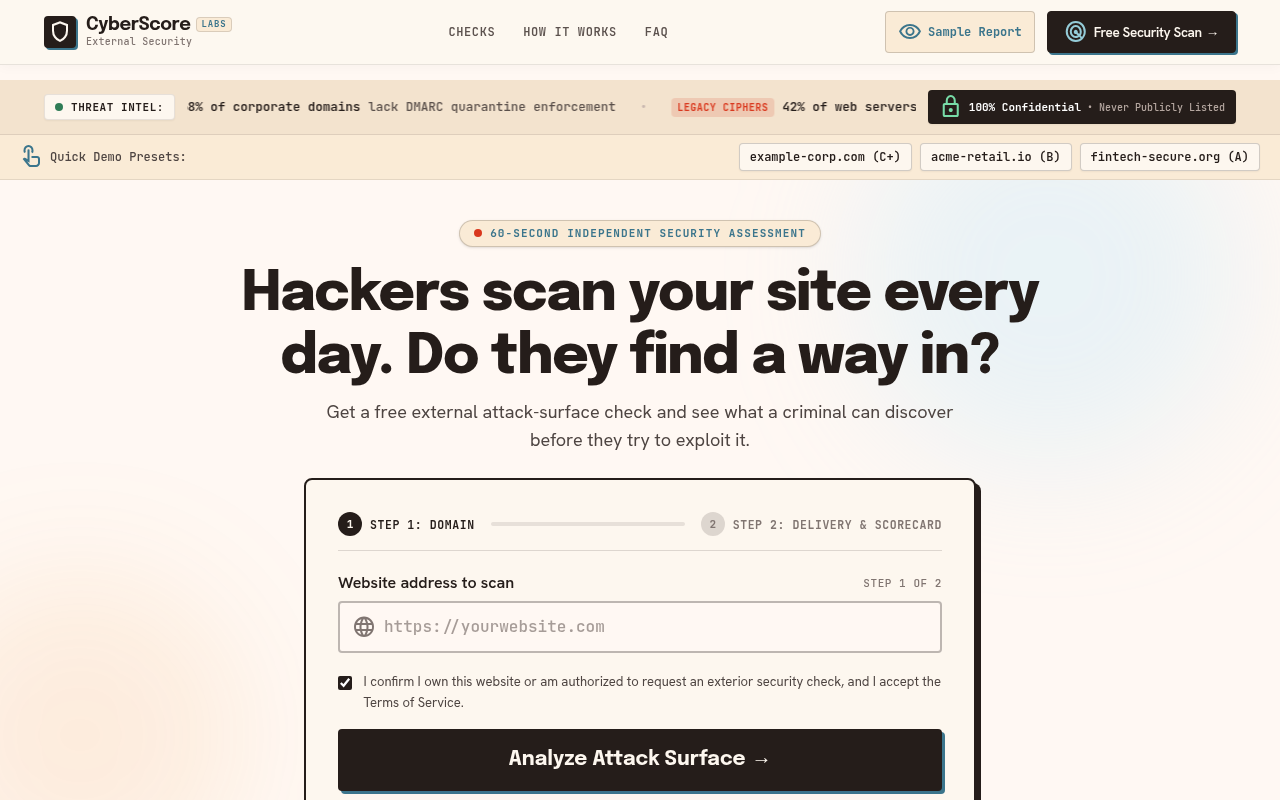 CyberScore Labs screenshot 1