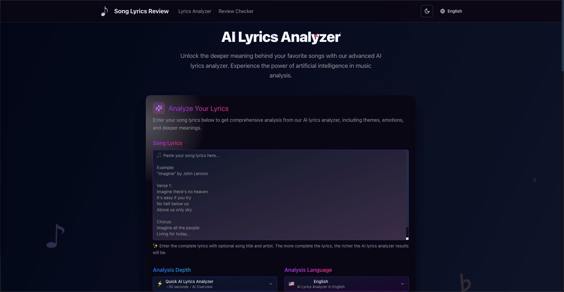 Song Lyrics Review screenshot 4