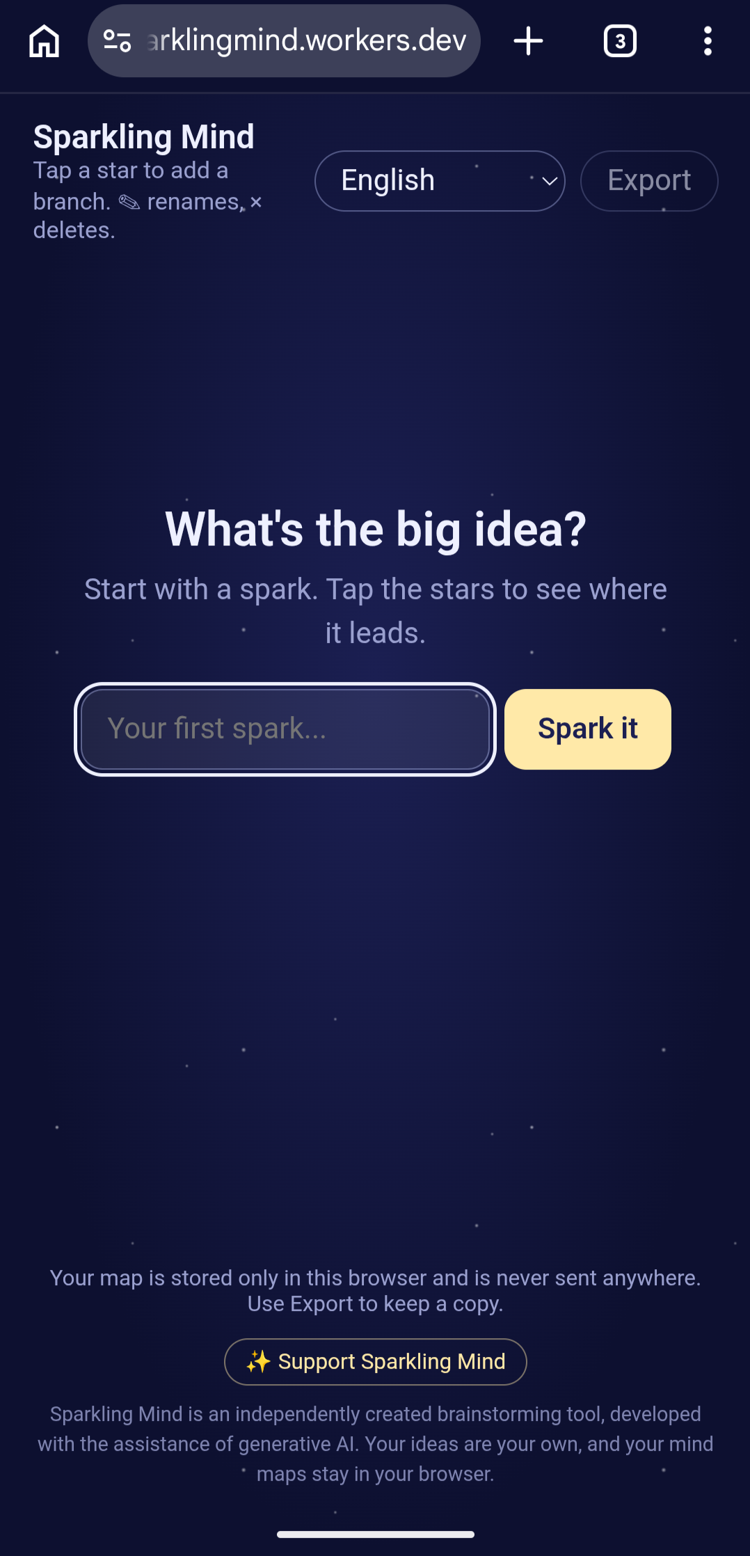 Sparkling Mind screenshot 2