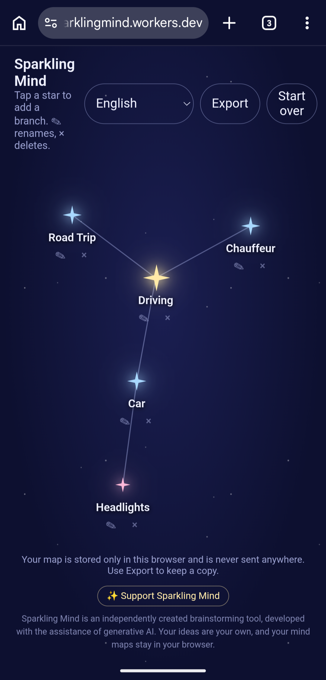 Sparkling Mind screenshot 1