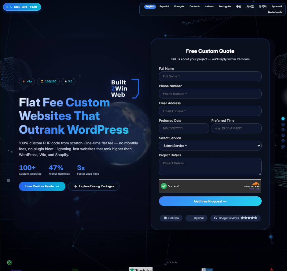 Built2WinWeb screenshot 1
