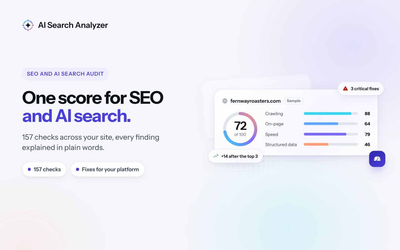 AI Search Analyzer screenshot 2