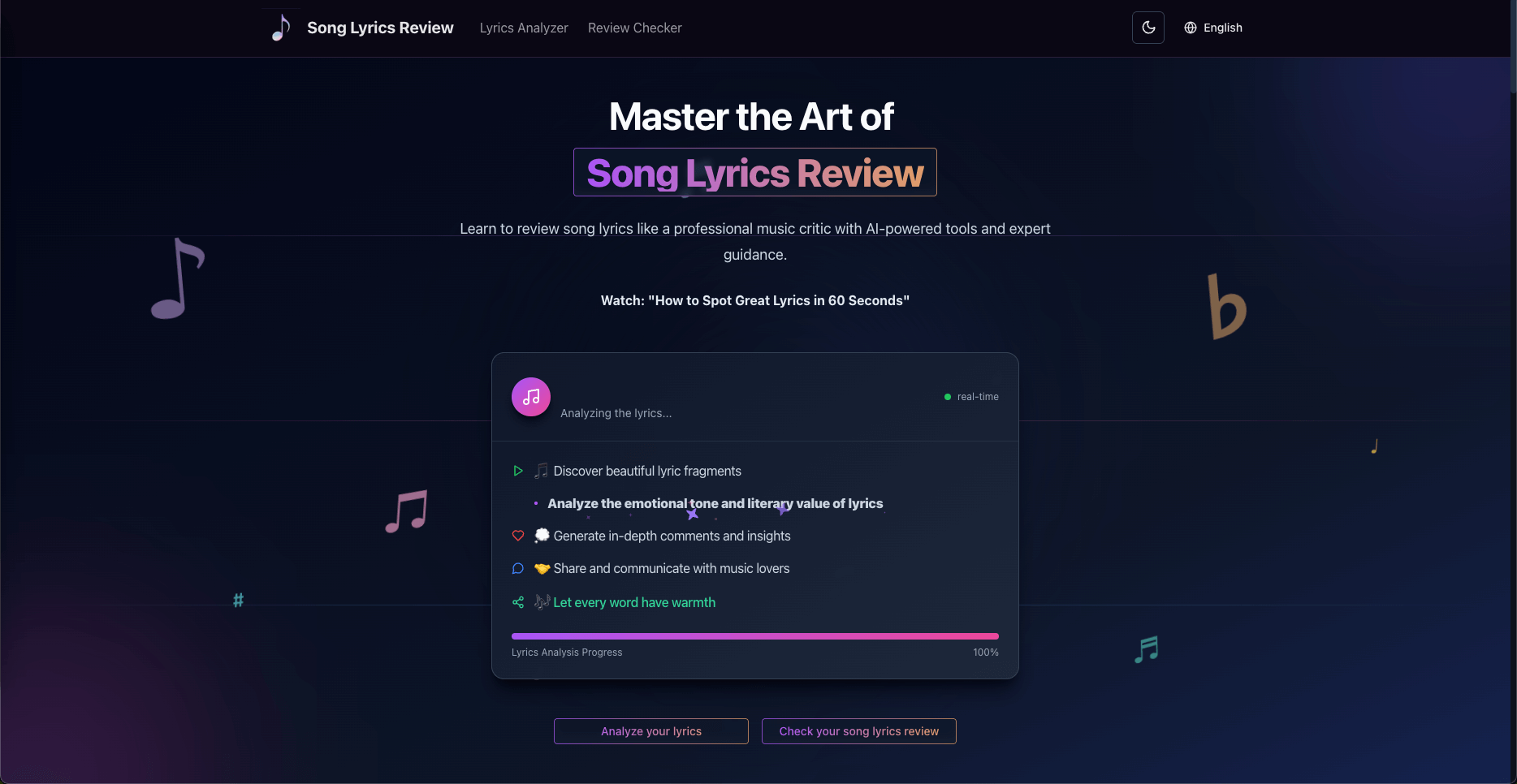 Song Lyrics Review screenshot 1